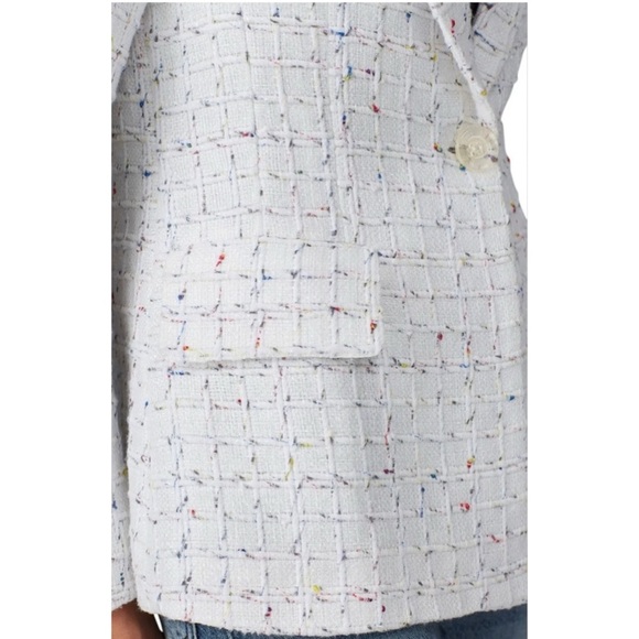 Amanda Uprichard tweed blazer in off white EUC - Picture 3 of 11